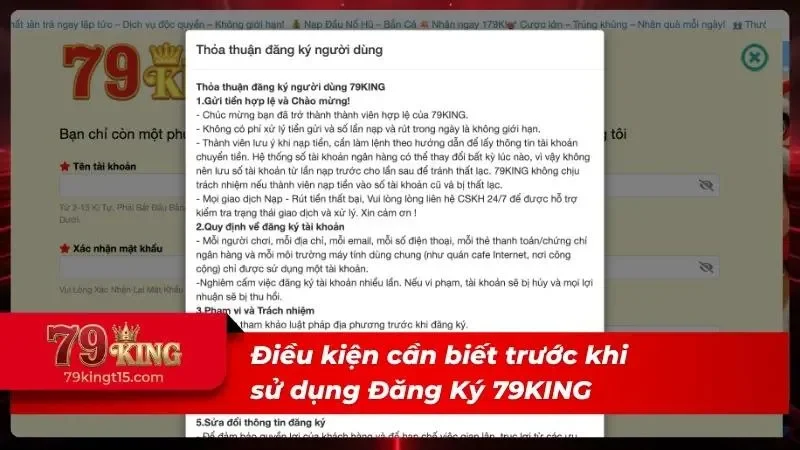 Người dùng tìm hiểu điều kiện đăng ký tài khoản trực tuyến