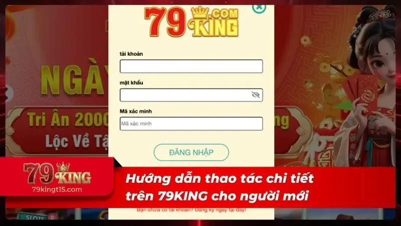 Các bước đăng nhập tài khoản được hướng dẫn chi tiết trực quan