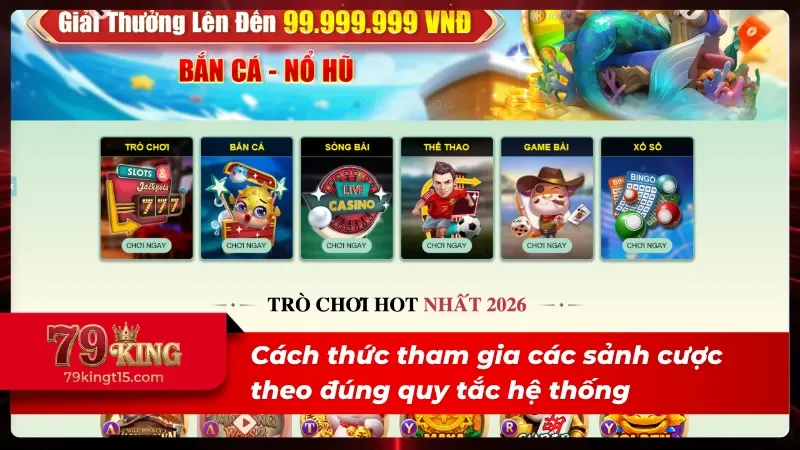 Người dùng tham gia sảnh chơi theo quy định nền tảng 
