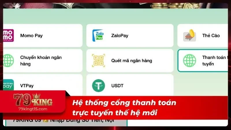 Cổng thanh toán trực tuyến trung gian cực hot