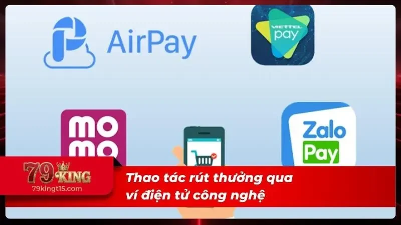 Rút tiền về ví điện tử cực nhanh